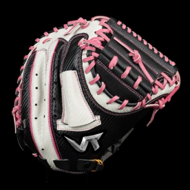 볼트 주니어 유소년 실버라벨 포수 미트 야구 글러브 33인치 일반형 블랙/화이트/핑크