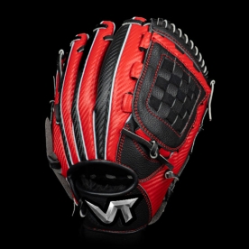 볼트 주니어 유소년 실버라벨 올라운드 야구 글러브 11.75인치 경첩바둑판웹 블랙/레드