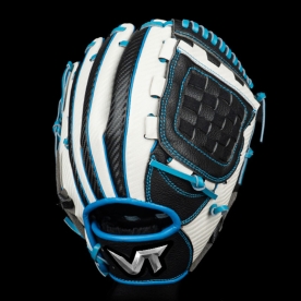 볼트 주니어 유소년 실버라벨 올라운드 야구 글러브 11.75인치 경첩바둑판웹 블랙/화이트/스카이블루