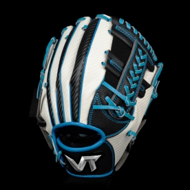 볼트 주니어 유소년 실버라벨 내야 야구 글러브 11.5인치 변형십자웹 블랙/화이트/스카이블루
