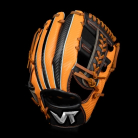 볼트 주니어 유소년 실버라벨 내야 야구 글러브 11.5인치 변형십자웹 블랙/오렌지