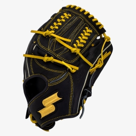 사사키 유소년 슈퍼프로 투수 올라운드 야구 글러브 11.25인치 블랙/옐로우 ZY0305