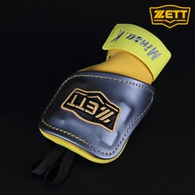 제트 어센틱 야구 타자 핸드가드 손등 보호대 손등가드 김민수2 모델 실버/옐로우