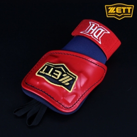 제트 어센틱 야구 타자 핸드가드 손등 보호대 손등가드 윤동희3 모델 레드/네이비