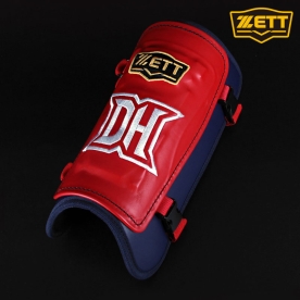 제트 어센틱 야구 타자 풋가드 정강이 보호대 윤동희3 모델 레드/네이비