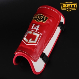 제트 어센틱 야구 타자 풋가드 정강이 보호대 최정2 모델 레드/화이트