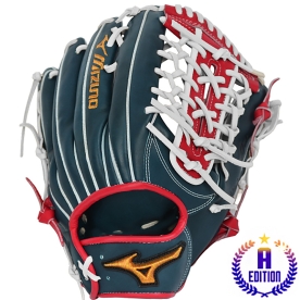 미즈노 프로 A에디션2 올라운드 야구 글러브 12.5인치 네이비/레드 1AGGH25000