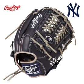 롤링스 유소년 하이퍼테크 MLB팀로고 올라운드 야구 글러브 네이비 GJ5HTMN6L1-NYY