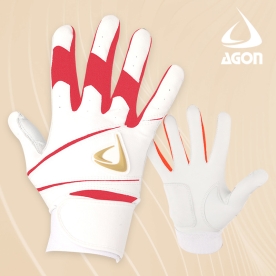 아곤 배팅장갑 고트스킨 가죽 야구장갑 레드