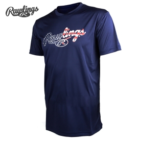 롤링스 반팔 티셔츠 아메리카 로고 네이비 AST8S04-N