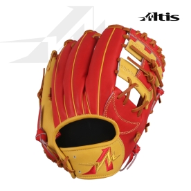 알티스 JP라인 스티어 내야 야구 글러브 12인치 레드/옐로우 I-440