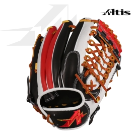 알티스 JP라인 시그니처 내야 야구 글러브 12인치 블랙/화이트/레드 TW-4 **사