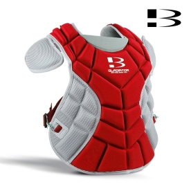 브렛 글레디에이터 야구 포수 프로텍터 포수보호장비 레드