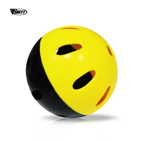 브렛 임팩트 야구 트레이닝 볼 옐로우/블랙