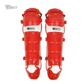 브렛 프리미엄 포수 렉가드 야구 보호대 레드/화이트