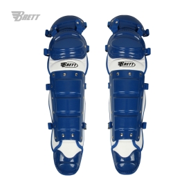 브렛 프리미엄 포수 렉가드 야구 보호대 블루/화이트