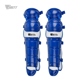 브렛 디럭스 포수 캐쳐 렉가드 야구 보호대 블루/화이트