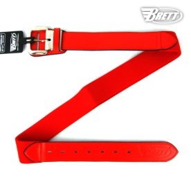 브렛 MLB 스타일 고급 야구 벨트 레드