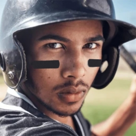 미즈노 야구 아이패치 스티커 아이블랙 1GJYA60000