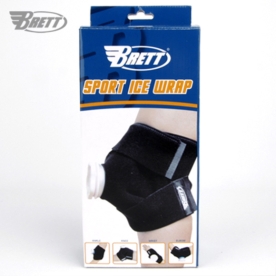 브렛 팔꿈치 무릎 아이싱 밴드 쿨링 아이싱 용품 찜질 보호대 블랙