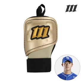 모리모토 엘리트 야구 타자 손등가드 보호대 김태훈 선수 모델 골드 블랙