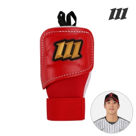 모리모토 엘리트 야구 타자 손등가드 보호대 송찬의 선수 모델 레드 화이트