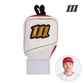 모리모토 엘리트 야구 타자 손등가드 보호대 한준수 선수 모델 화이트 레드