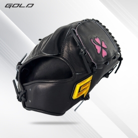 골드 슈프림 어센틱 투수 야구 글러브 12인치 블랙/핑크 GBG-PRO 012