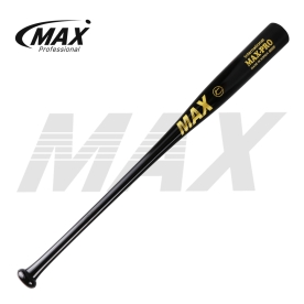 맥스 야구 우드배트 시합용 블랙 S2006