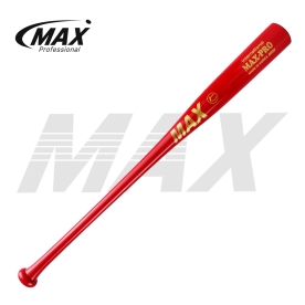 맥스 야구 우드배트 시합용 레드 S2006