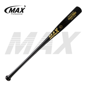 맥스 야구 우드배트 시합용 블랙 S5006