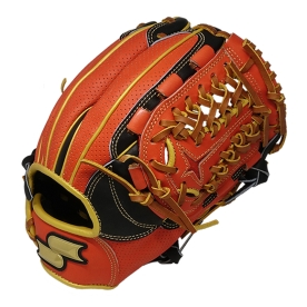 사사키 프로 내야 글러브 11.5인치 오가웹 블랙/레드/옐로우 SL07-D