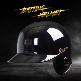 스톰 2025 야구 배팅 외귀 타자 헬멧 유광 블랙