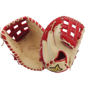 다비드 1루 미트 야구 글러브 12.5인치 카멜/레드 PS FM-TF M(CM/RD)25
