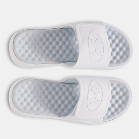 언더아머 UA 이그나이트 프로8 슬라이더 슬리퍼 화이트 6000337 101