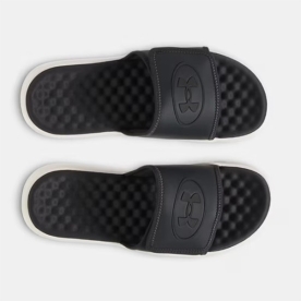 언더아머 UA 이그나이트 프로8 슬라이더 슬리퍼 블랙 6000337 022