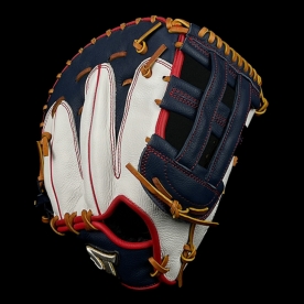 스톰 2025 운 실버라벨 1루 미트 야구 글러브 닭발형 13인치 네이비/화이트
