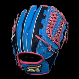 스톰 2025 운 실버라벨 올라운드 야구 글러브 오가사와라웹 12인치 스카이블루/네이비