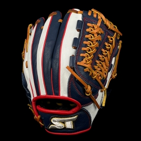 스톰 2025 운 실버라벨 올라운드 야구 글러브 오가사와라웹 12인치 네이비/화이트