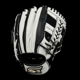 스톰 2025 운 실버라벨 내야 야구 글러브 변형십자웹 11.75인치 화이트/블랙
