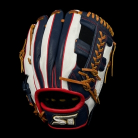스톰 2025 운 실버라벨 내야 야구 글러브 변형십자웹 11.75인치 네이비/화이트