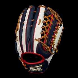 스톰 2025 운 실버라벨 외야 야구 글러브 신형이치로웹 13인치 네이비/화이트