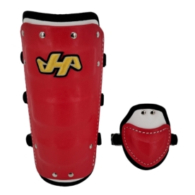 하타케야마 야구 타자 풋가드 정강이 보호대 레드/화이트/블랙 FG-850 RWB