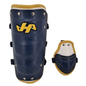하타케야마 야구 타자 풋가드 정강이 보호대 네이비/골드/화이트 FG-850 NWG