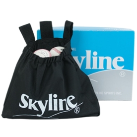 스카이라인 야구 야구공 심판 볼 가방 볼주머니 블랙