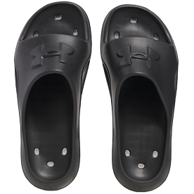 언더아머 UA 라커 V 슬라이드 슬리퍼 블랙 3028094 001