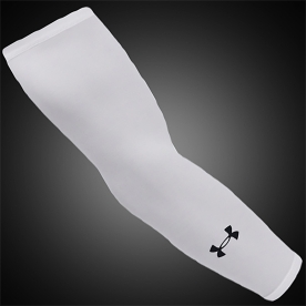 언더아머 UA 팀 암슬리브 자외선차단 팔토시 화이트 1388085 100