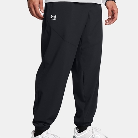 언더아머 UA 바이브 우븐 조거 팬츠 하의 블랙 1386557 001