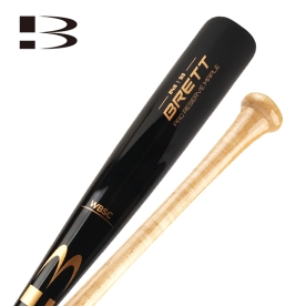 브렛 글래디에이터 야구 나무 배트 프로선수용 노스어메리카 하드 메이플 블랙/내추럴 BT243
