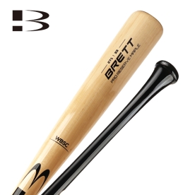 브렛 글래디에이터 야구 나무 배트 프로선수용 노스어메리카 하드 메이플 내추럴/블랙 BT271